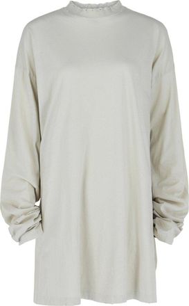 Balenciaga Long Sleeve Oversized Distressed T-Shirt