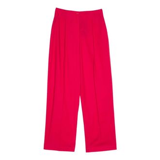 Twinset Wide Trousers, female, Pink, Size: XS Wide Trousers