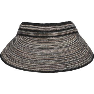 San Diego Hat Company UPF 50+ Visor in Black at Nordstrom Rack
