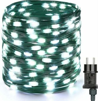 OEM Cadena De Luces Para &Aacute;rbol De Navidad, 52 M, 500 Led, Impermeable, Para Exteriores, 8 Modos, Con Temporizador, Luces De Hadas Para &Aacute;rboles De Navidad,