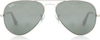 Ray-Ban RB3025 Aviator Mirror W3277 Mens Sunglasses Silver Size 58