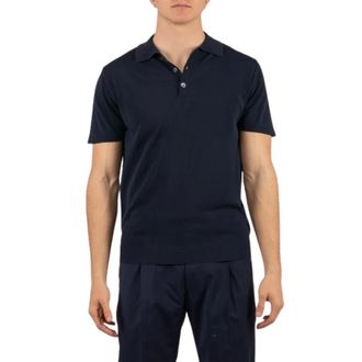 Daniele Fiesoli Polo Shirts, male, Blue, Size: 2XL Polo Shirt