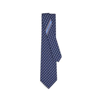 Ferragamo Gancini Owl-print Tie