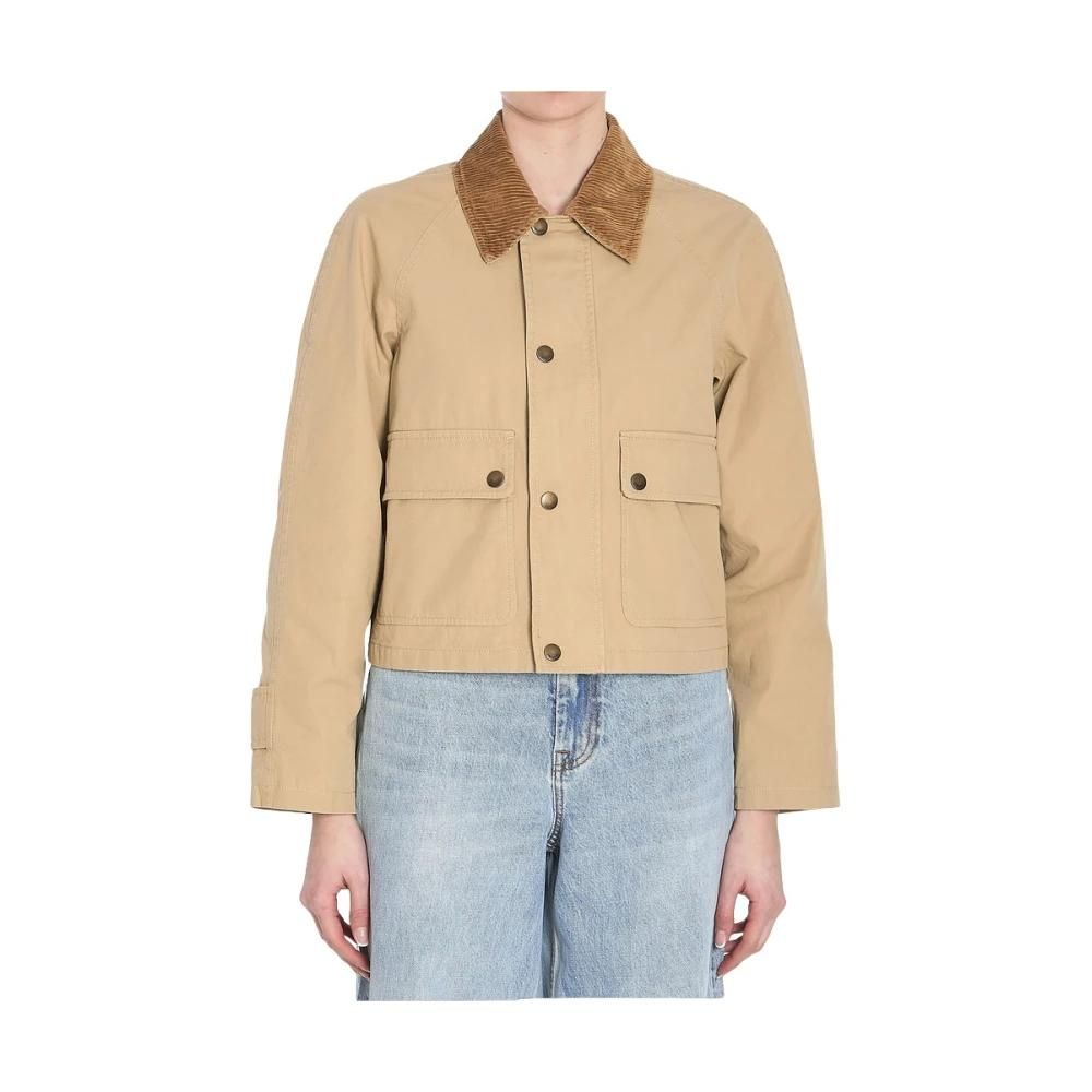 Burberry Femme, Vestes, Beige, Taille: 38 FR Vêtement dextérieur à