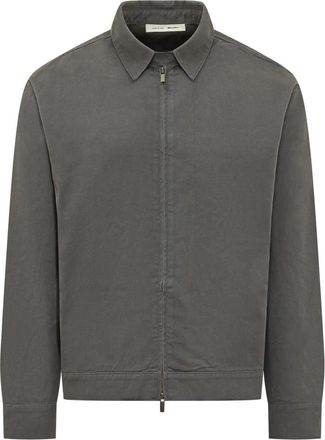 Fear of God Katoenen Twill Werkjas - Heren - Zomerjassen - Grijs - XS - Katoen - Jassen