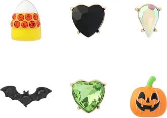 Betsey Johnson Set of 6 Halloween Stud Earrings in Orange at Nordstrom