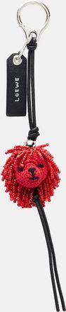 Loewe Charm para bolso Lion de croch&eacute;