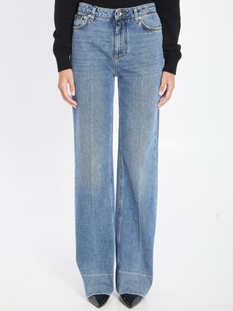 Dolce & Gabbana Womens Five-pocket Trousers - Light Grey Cotton - Size EU 38 (Womens)