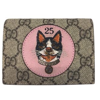Gucci Gg Supreme Beige Gg Supreme Wallet (Bi-Fold) (Pre-Owned)