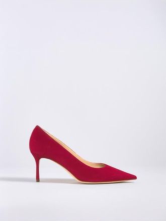 Marion Parke Classic Pump 70 Suede in Red at Nordstrom, Size 40.5