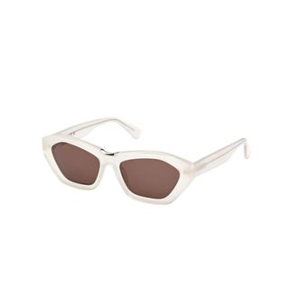 Max Mara Kate Sunglasses - female - Max Mara - Sunglasses - Brown - 54 MM - Accessories