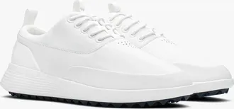 Wolf & Shepherd Mens Wolf & Shepherd Crossover Sneaker White Leather Golf Shoes HAWK1216