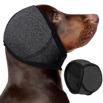 OEM Orejeras Con Cancelaci&oacute;n De Ruido Para Perros - Talla M - Gris