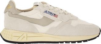 Autry Reelwind Suede And Technical Textile Trainer