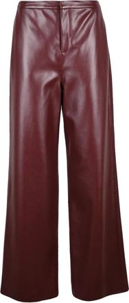 Isabelle Blanche Pantalones - Trousers - Mujer - Rojo - XS
