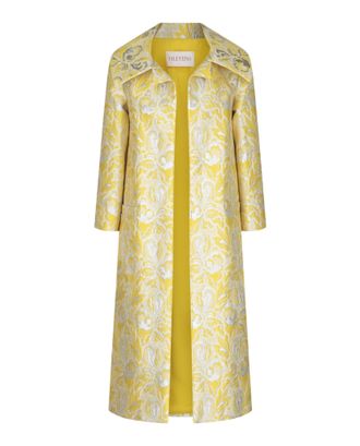 Valentino Iris Brocade Coat