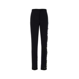 Dries Van Noten Slim-fit Trousers, female, Blue, Size: M Pandoris pant