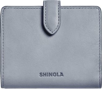 Shinola Small Leather Bifold Snap Wallet in Mist at Nordstrom