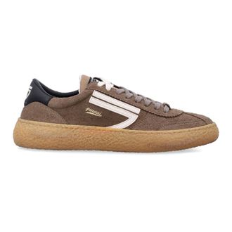Puraai Schoenen, Heren, Beige, 42 EU, Leer, 1.01 Vintage Sneakers