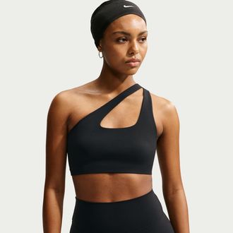 Nike Womens Zenvy Light-Support Sports Bra in Black | IM9910-010