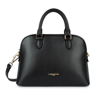 Lancaster Zwarte rits halve maan tas Sierra Jia - Dames - Handtassen - Zwart - ONE Size - Leer - Tassen