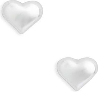 Argento Vivo Puffy Heart Stud Earrings in Silver at Nordstrom Rack