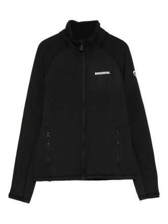 Rossignol zip-up bomber jacket - women - Recycled Polyester/Elastane - L - Black