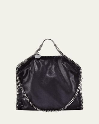 Stella McCartney Falabella Shaggy Deer 3-Chain Tote Bag with Silver Hardware