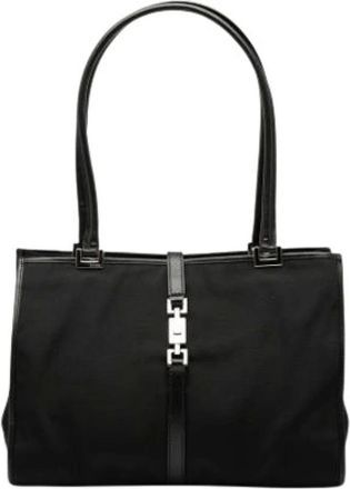 Gucci Pre-owned Shoulder Bags, female, Black, Size: ONE SIZE Pre-owned Jackie Tote
