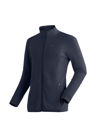 Maier Sports Fleecejacke MAIER SPORTS Sinaia M, Herren, Gr. 52, blau (dunkelblau), 100% Polyester, hoch geschlossener Ausschnitt, Jacken Fleecejacke, Herren Midlay