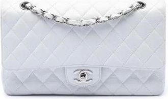 Chanel Borsa a spalla Pre-owned Classic Double Flap - - Pre-owned - Donna - Bianco - ONE SIZE
