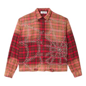Vale Red Haze Flannel Shirt Red 11451-1SS2404VFHFR-RED