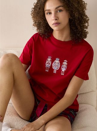 Twik Womens Relaxed stretch lounge T-shirt