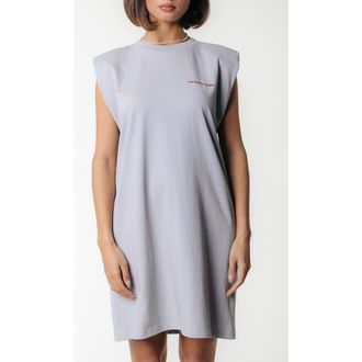 Colourful rebel CLRFL Summer Padded Dress SL in Light Grey at Nordstrom, Size X-Small Eu