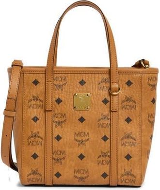 MCM Toni Vi Shopper Mini in Cognac at Nordstrom Rack