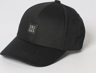 HUGO BOSS Cappello in cotone con logo applicato