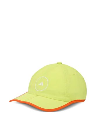 adidas x Stella McCartney logo-patch curved-brim baseball hat - women - Fabric - One Size - Green