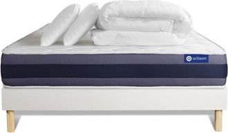 Actisom Pack Colch&oacute;n Blanco Espuma Viscoel&aacute;stica 140 X 190