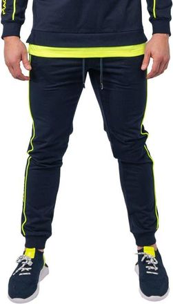 Maceoo Current Blue Side Stripe Joggers at Nordstrom, Size Xxx-Large