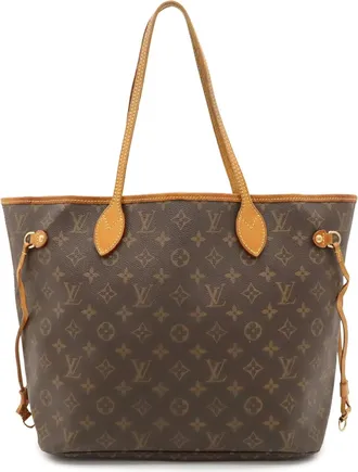 Louis Vuitton Brown Monogram Canvas Pvc Coated Canvas Shoulder Bag Tote Bag (Pre-Owned)