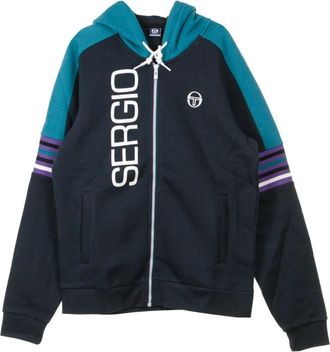 Sergio Tacchini Zip-throughs - Heren - Vesten met rits - Blauw - XL - Hoodies & sweatvesten