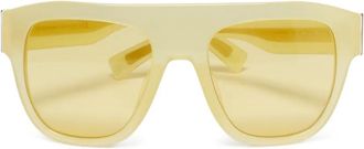 Dolce & Gabbana Occhiali da sole squadrati - Giallo