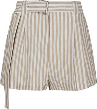 Iro Anemone Shorts - Dames - Bermuda - Beige - M - Katoen - Korte Broeken