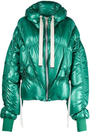 Khrisjoy Iconic puffer jacket - women - Polyamide/Feather Down/Polyamide/Polyester - 01 - Green