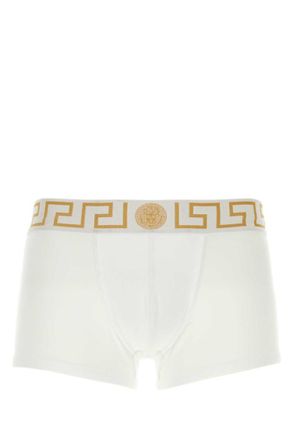 Versace White stretch cotton boxer
