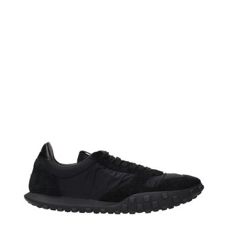 Jil Sander Black Fabric Mens Sneakers