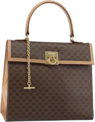 Celine Pre-owned Handbags, female, Brown, Size: ONE SIZE Pre-owned Vintage Handbag