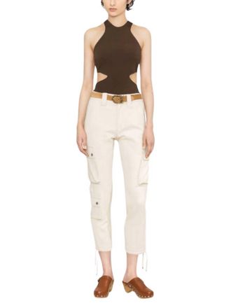 Isabel Marant Elodie Jeans In Ecru