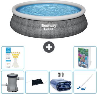 Bestway Piscina Bestway Fast Set Redonda - 457x84 Cm - 7-piezas S252