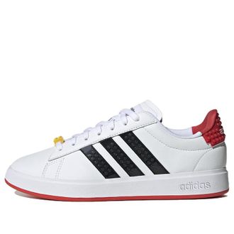 adidas x LEGO Grand Court 2.0 White Black Red HP9383